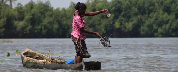 La pêche à l'écrevisse à Avlo